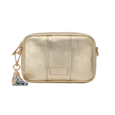 Pom Pom London City MINI Bag Metallic Gold-Pom Pom London