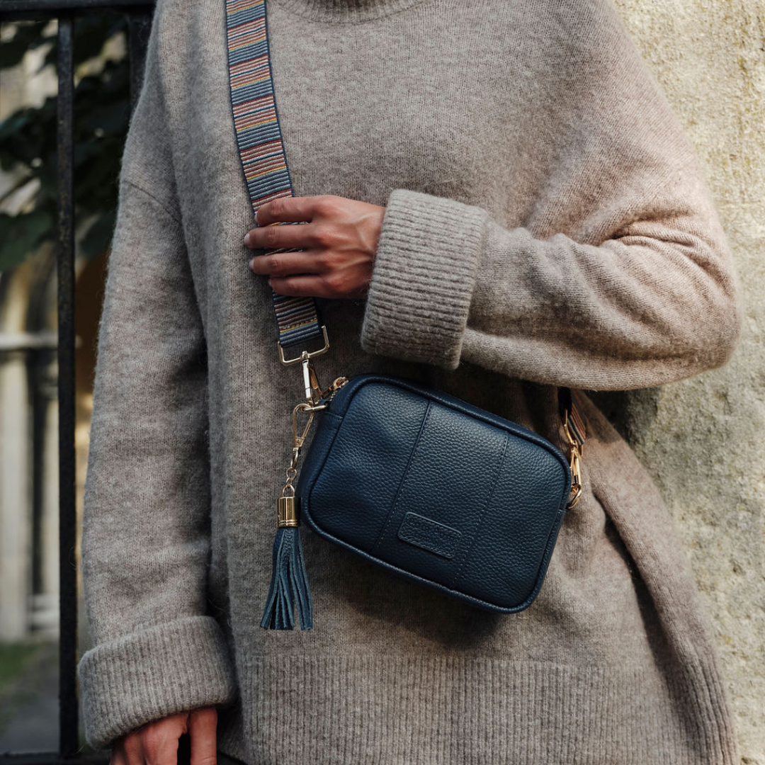 Pom Pom London City MINI Bag Nordic Blue-Pom Pom London