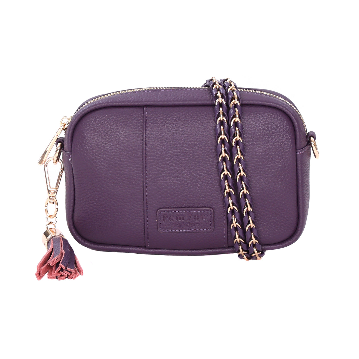 Pom Pom London City MINI Bag Purple Nightshade-Pom Pom London