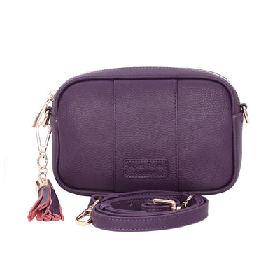 Pom Pom London City MINI Bag Purple Nightshade-Pom Pom London