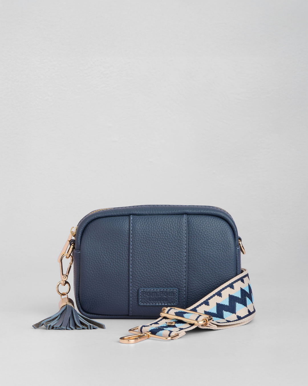 Pom Pom London City MINI Bag Slate Blue