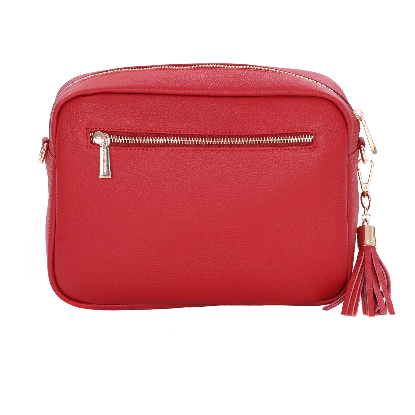 Pom Pom London City Plus Bag Crimson Red-Pom Pom London