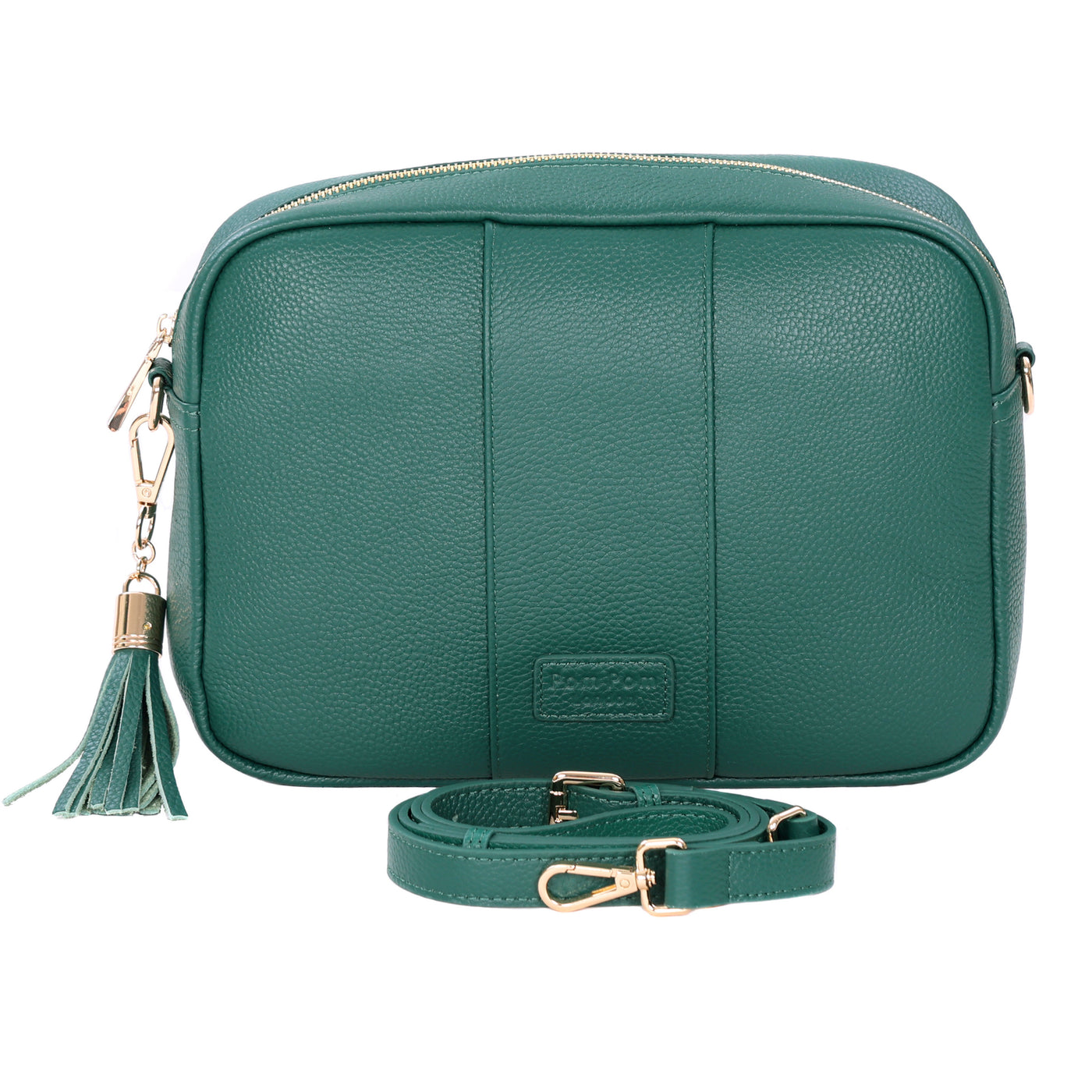 Pom Pom London City Plus Bag Madeira Green-Pom Pom London