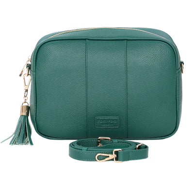 Pom Pom London City Plus Bag Madeira Green-Pom Pom London