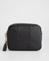 Pom Pom London City Plus Bag Ostrich Black