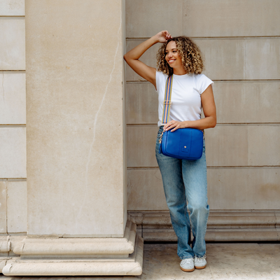 Pom Pom London City Plus Bag Piccadilly Line Blue-Pom Pom London