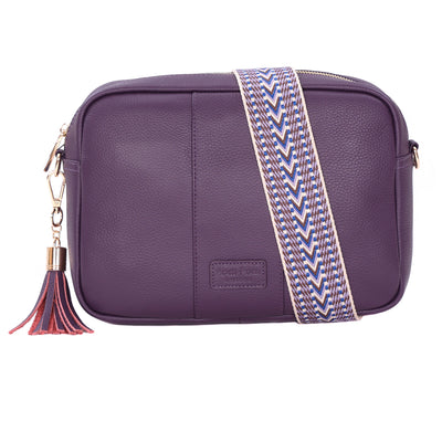 Pom Pom London City Plus Bag Purple Night Shade-Pom Pom London