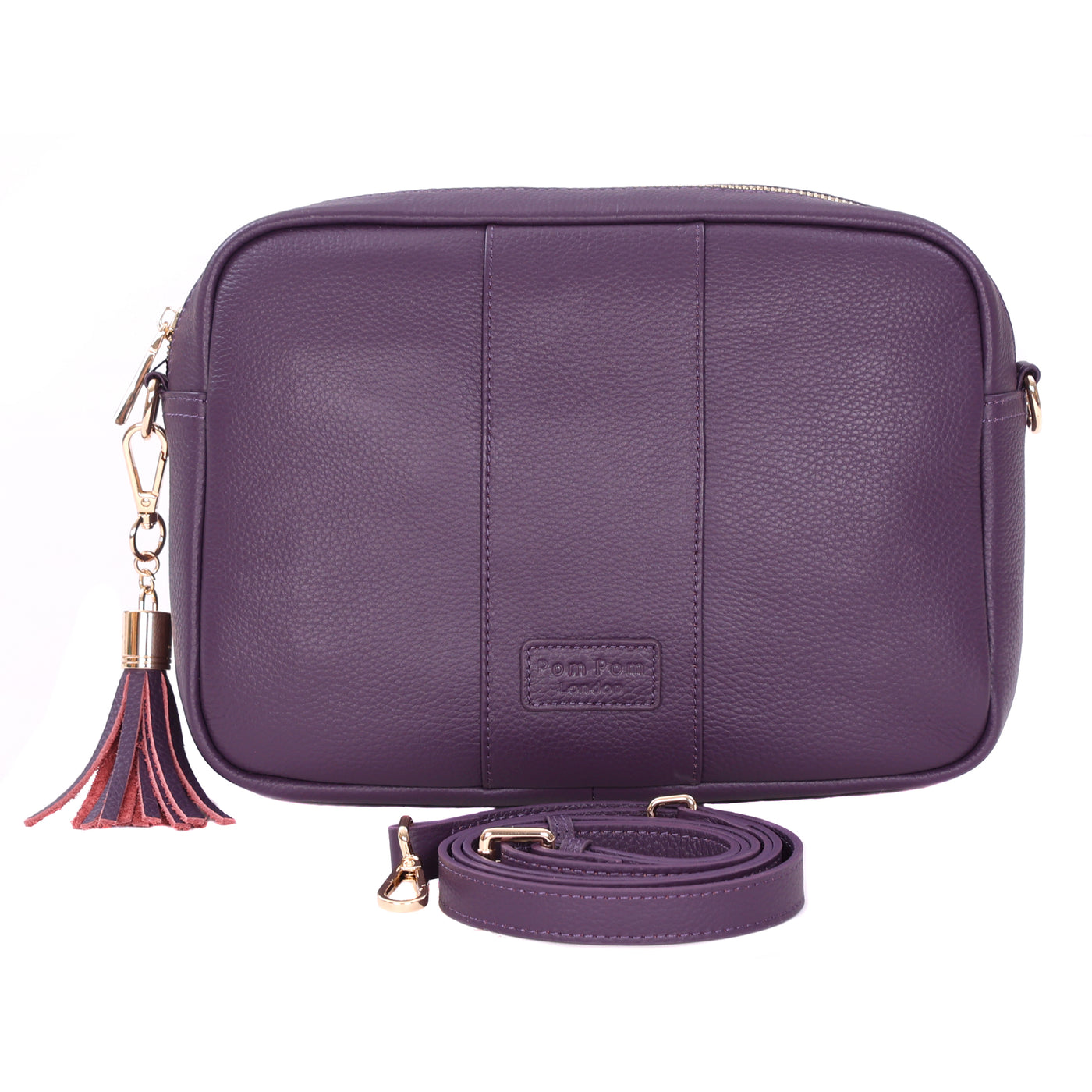 Pom Pom London City Plus Bag Purple Night Shade-Pom Pom London