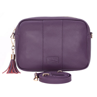 Pom Pom London City Plus Bag Purple Night Shade-Pom Pom London