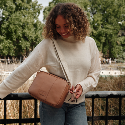 Pom Pom London City Plus Bag Spiced Ginger-Pom Pom London