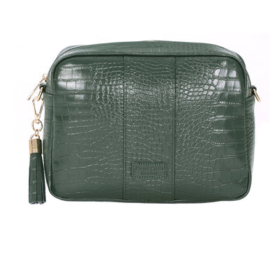 Pom Pom London City Plus Croc Pine Green-Pom Pom London
