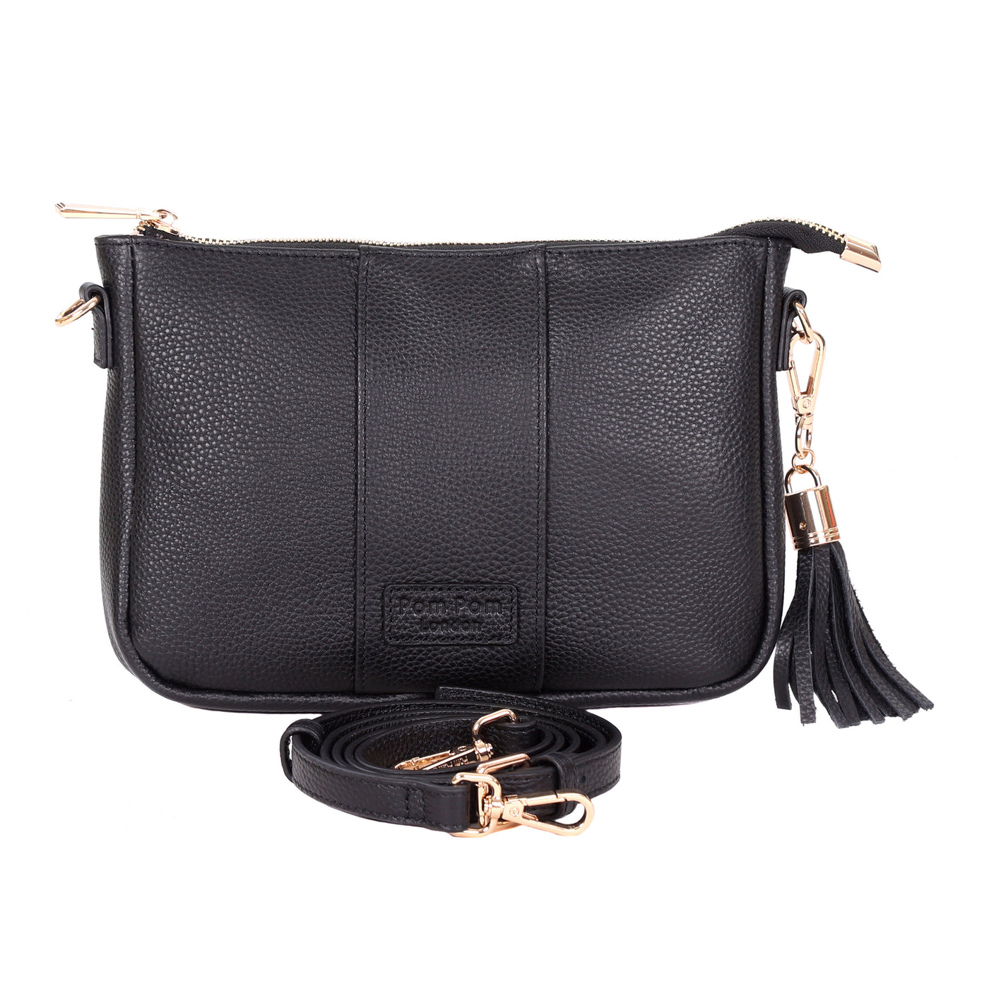Pom Pom London City Slim Bag Black-Pom Pom London