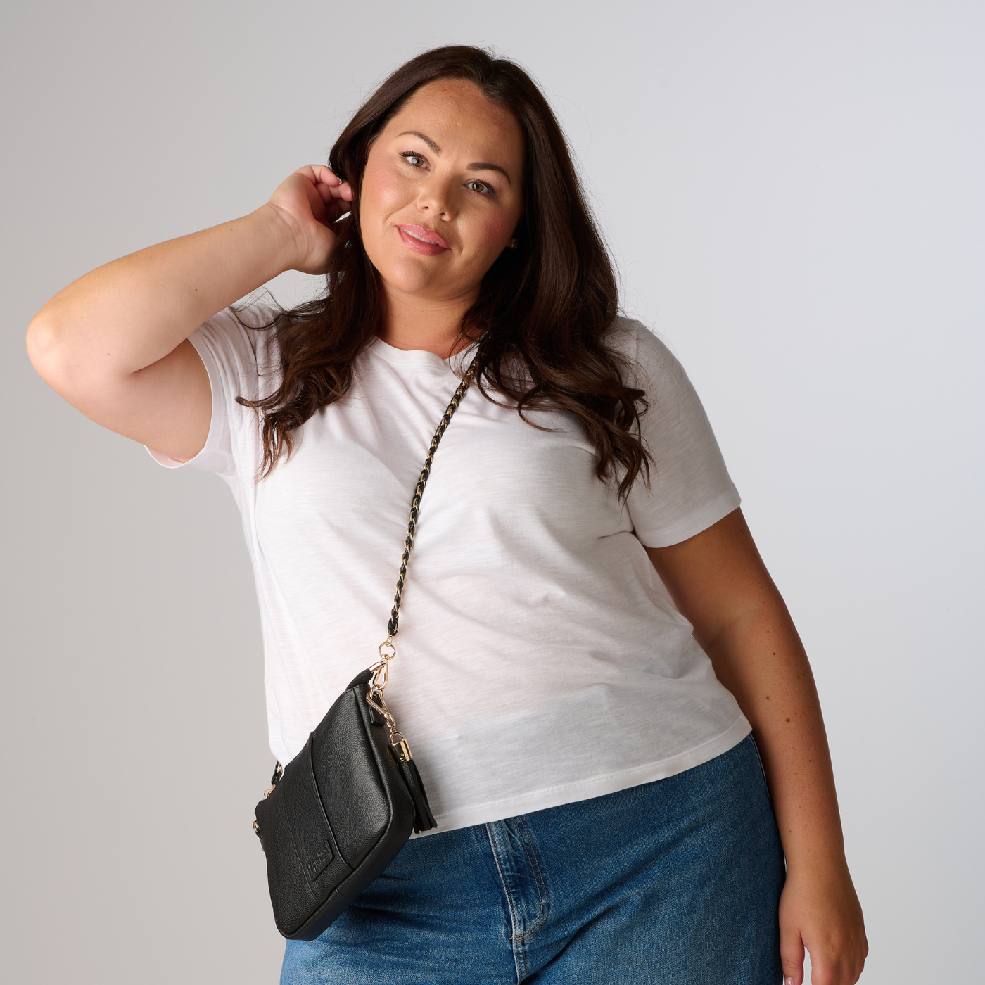 Pom Pom London City Slim Bag Black-Pom Pom London