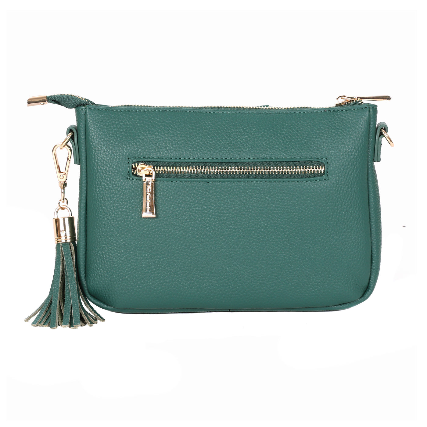 Pom Pom London City Slim Bag Madeira Green-Pom Pom London