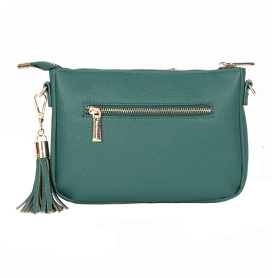 Pom Pom London City Slim Bag Madeira Green-Pom Pom London