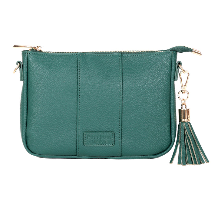 OMMOカーキ38 Pom-Pom-London-City-Slim-Bag-