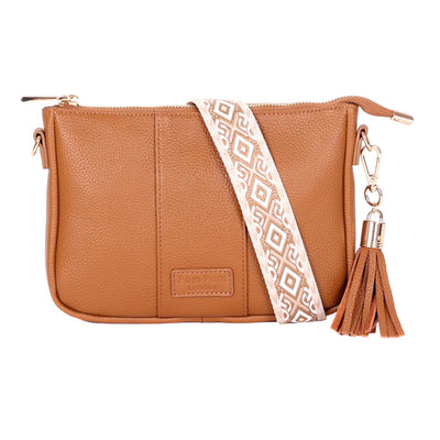 Pom Pom London City Slim Bag Maple-Pom Pom London