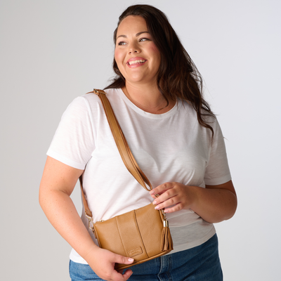 Pom Pom London City Slim Bag Maple-Pom Pom London