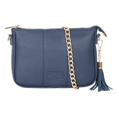 Pom Pom London City Slim Bag Nordic Blue-Pom Pom London