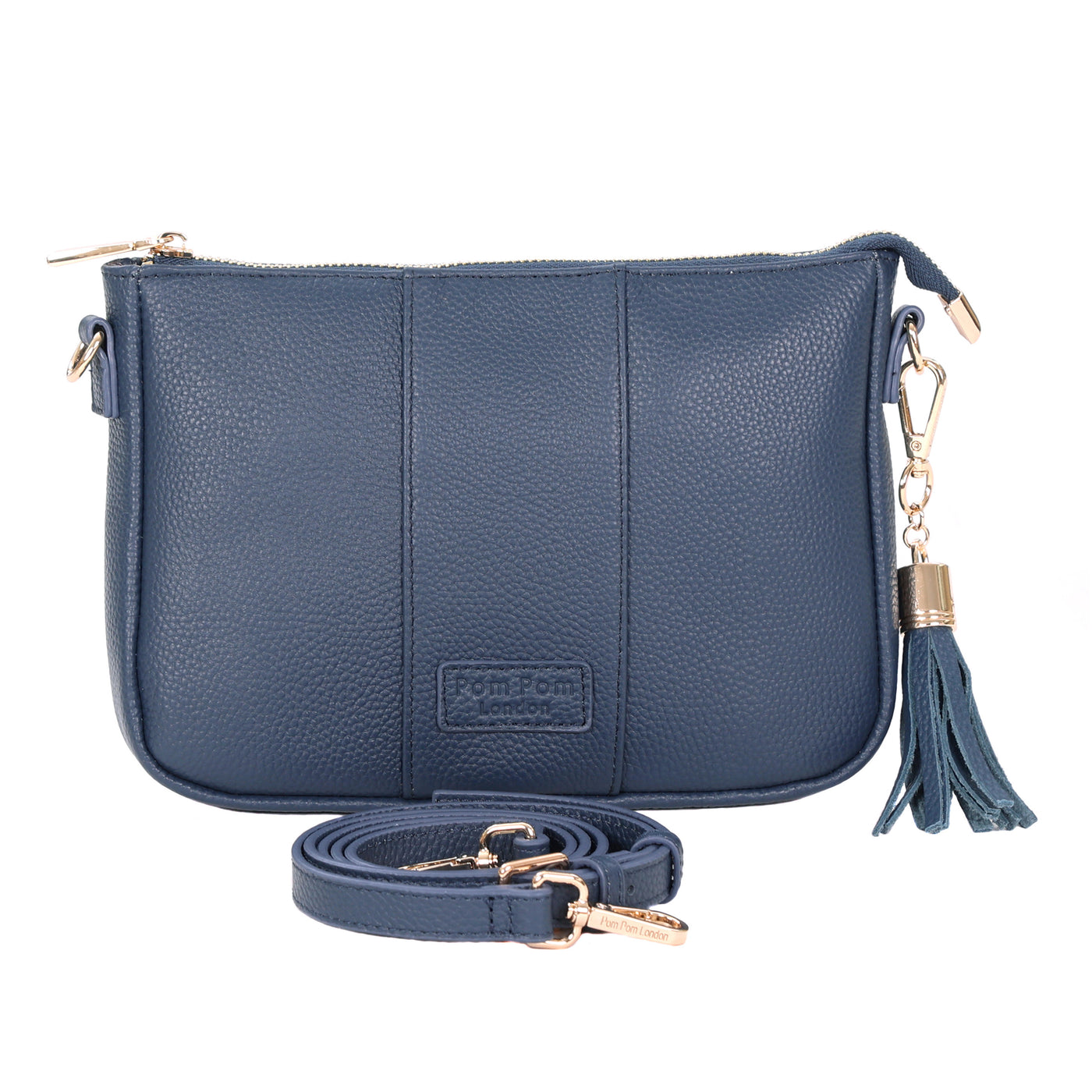 Pom Pom London City Slim Bag Nordic Blue-Pom Pom London