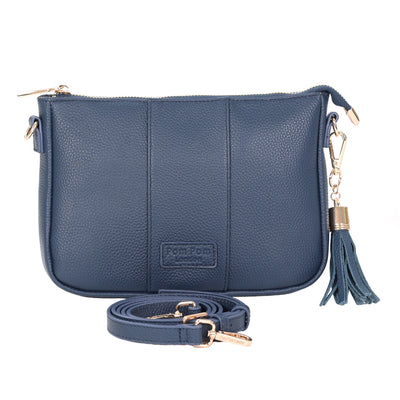 Pom Pom London City Slim Bag Nordic Blue-Pom Pom London