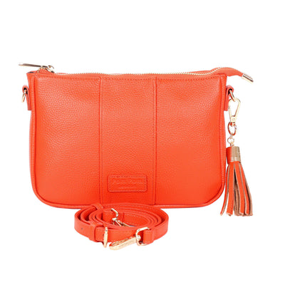 Pom Pom London City Slim Bag Orange Spice-Pom Pom London