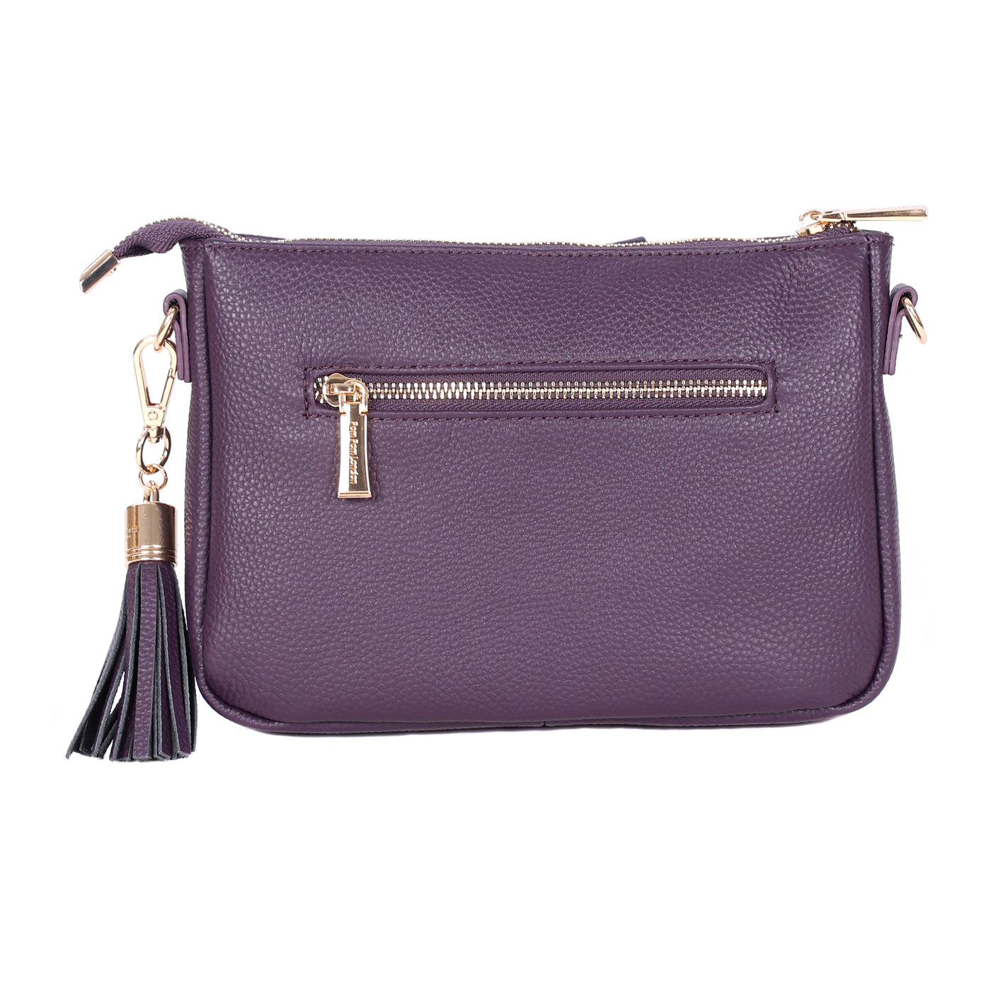 Pom Pom London City Slim Bag Purple Nightshade-Pom Pom London