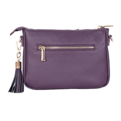 Pom Pom London City Slim Bag Purple Nightshade-Pom Pom London