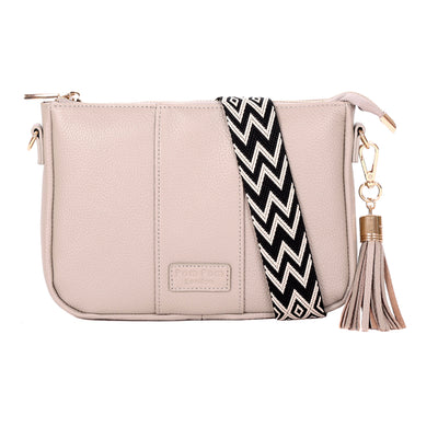 Pom Pom London City Slim Bag Stone-Pom Pom London