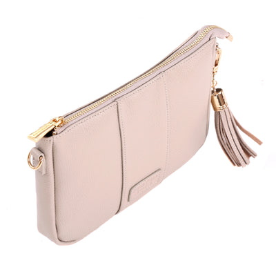 Pom Pom London City Slim Bag Stone-Pom Pom London