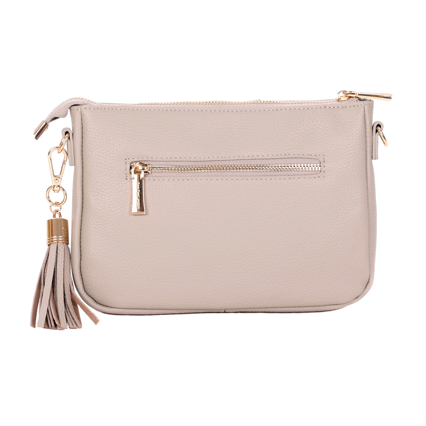 Pom Pom London City Slim Bag Stone-Pom Pom London