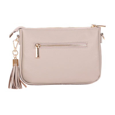 Pom Pom London City Slim Bag Stone-Pom Pom London