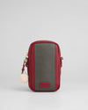 Pom Pom London Eaton Phone Bag Burnt Rhubarb & Volcano Grey