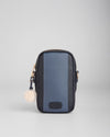 Pom Pom London Eaton Phone Bag Navy & Slate Blue