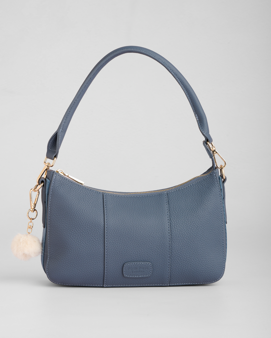 Pom Pom London Edgware Bag Slate Blue