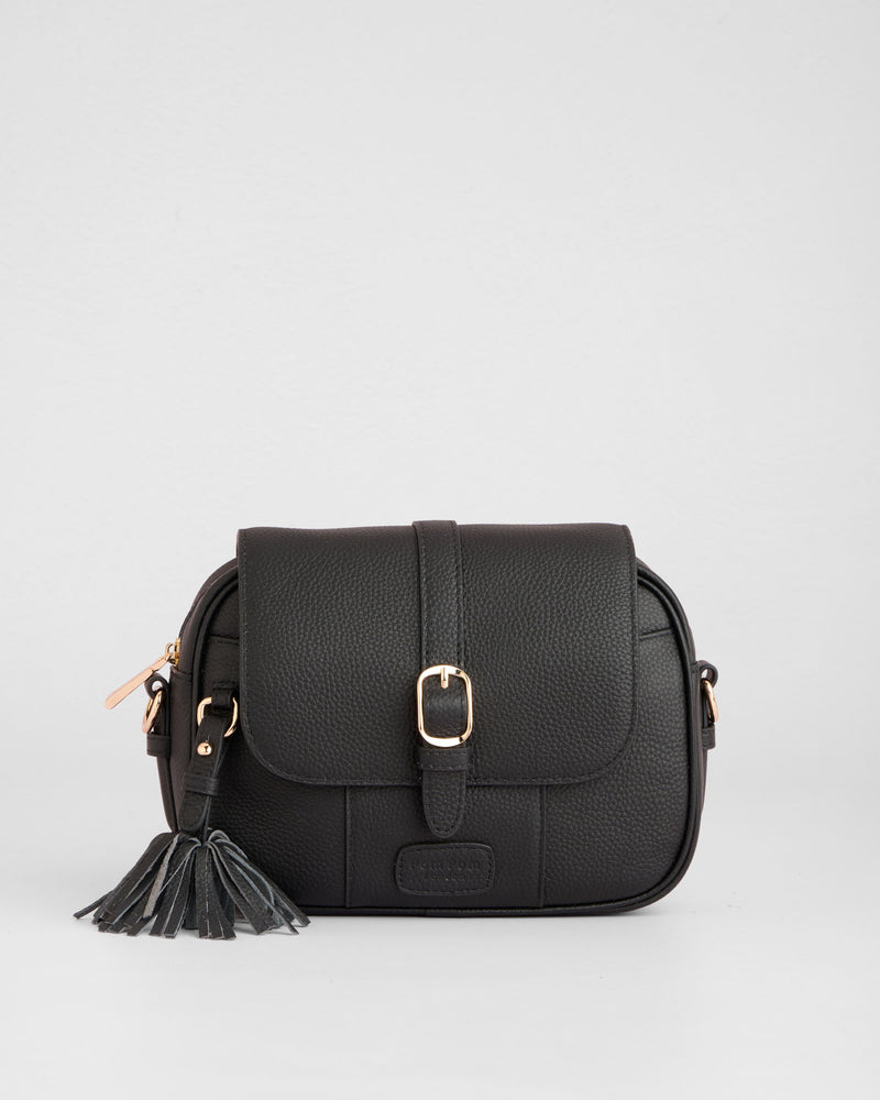 Pom Pom London Finsbury Bag Black-Pom Pom London