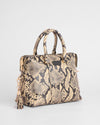 Pom Pom London Greenwich Bag Snake Effect Monochrome