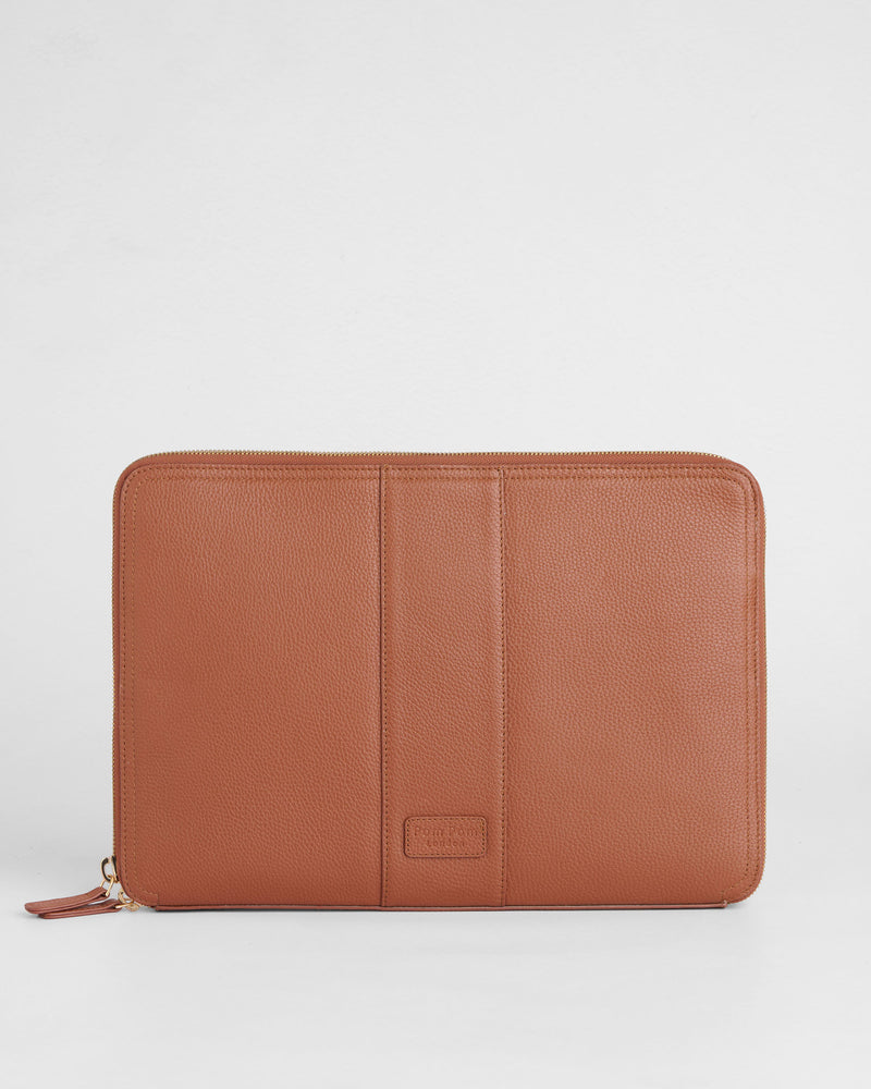 Pom Pom London Laptop Sleeve Chestnut-Pom Pom London