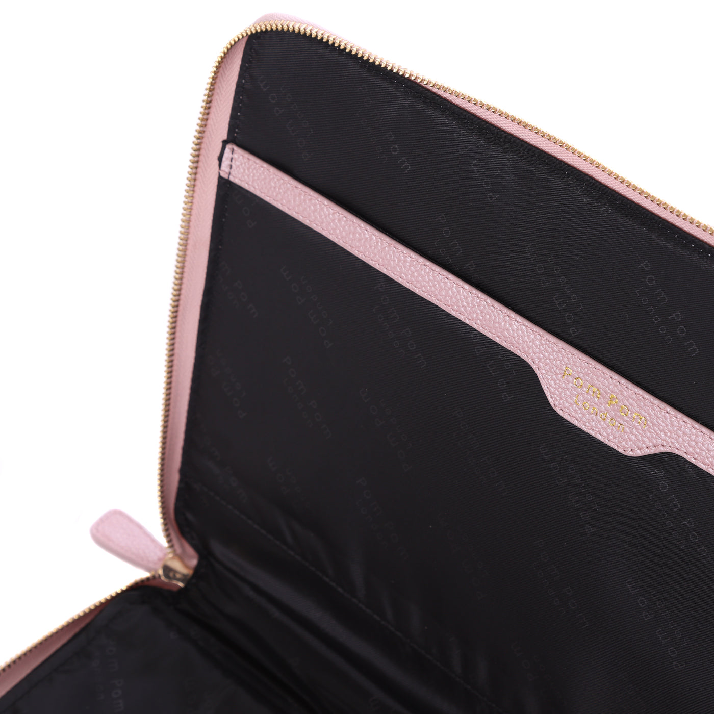 Pom Pom London Laptop Sleeve BCA '25 Metallic Pink-Pom Pom London