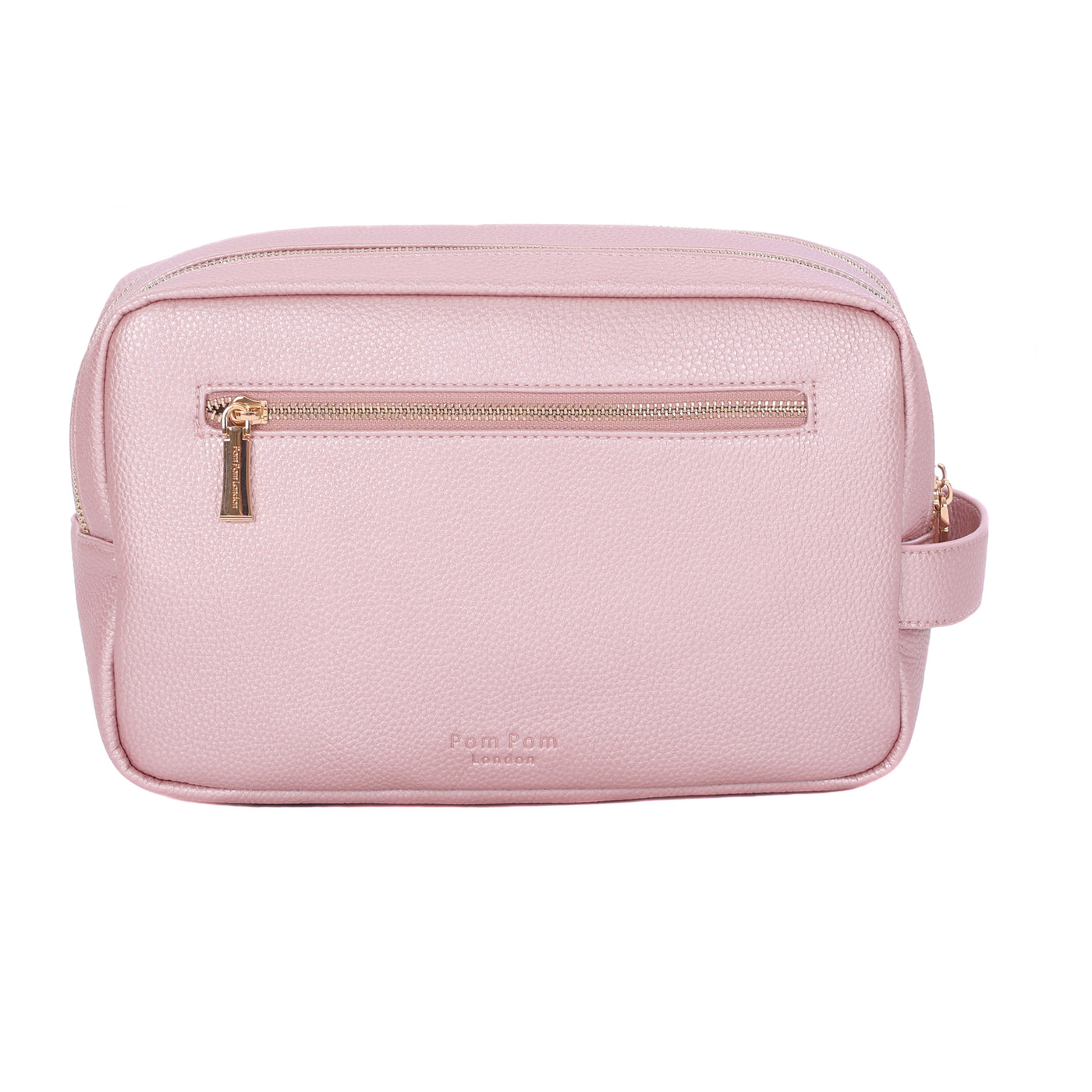 Pom Pom London Large Wash Bag BCA Metallic Pink-Pom Pom London