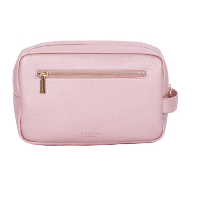 Pom Pom London Large Wash Bag BCA Metallic Pink-Pom Pom London