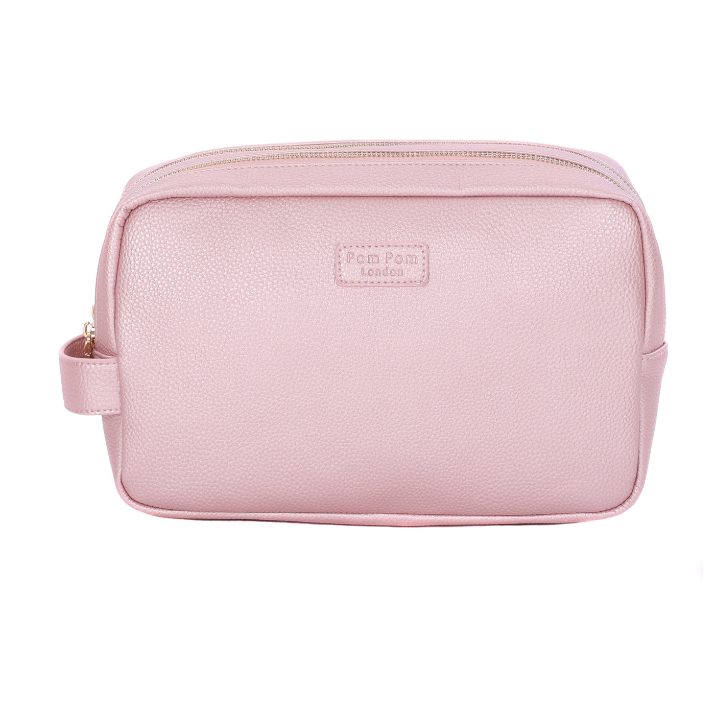 Pom Pom London Large Wash Bag BCA Metallic Pink-Pom Pom London