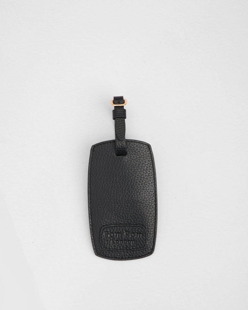 Pom Pom London Luggage Tag Black-Pom Pom London