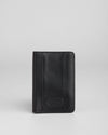 Pom Pom London Passport Holder Black