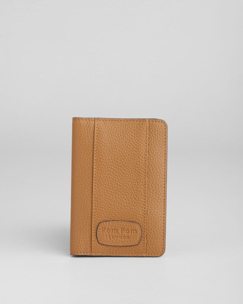 Pom Pom London Passport Holder Maple-Pom Pom London