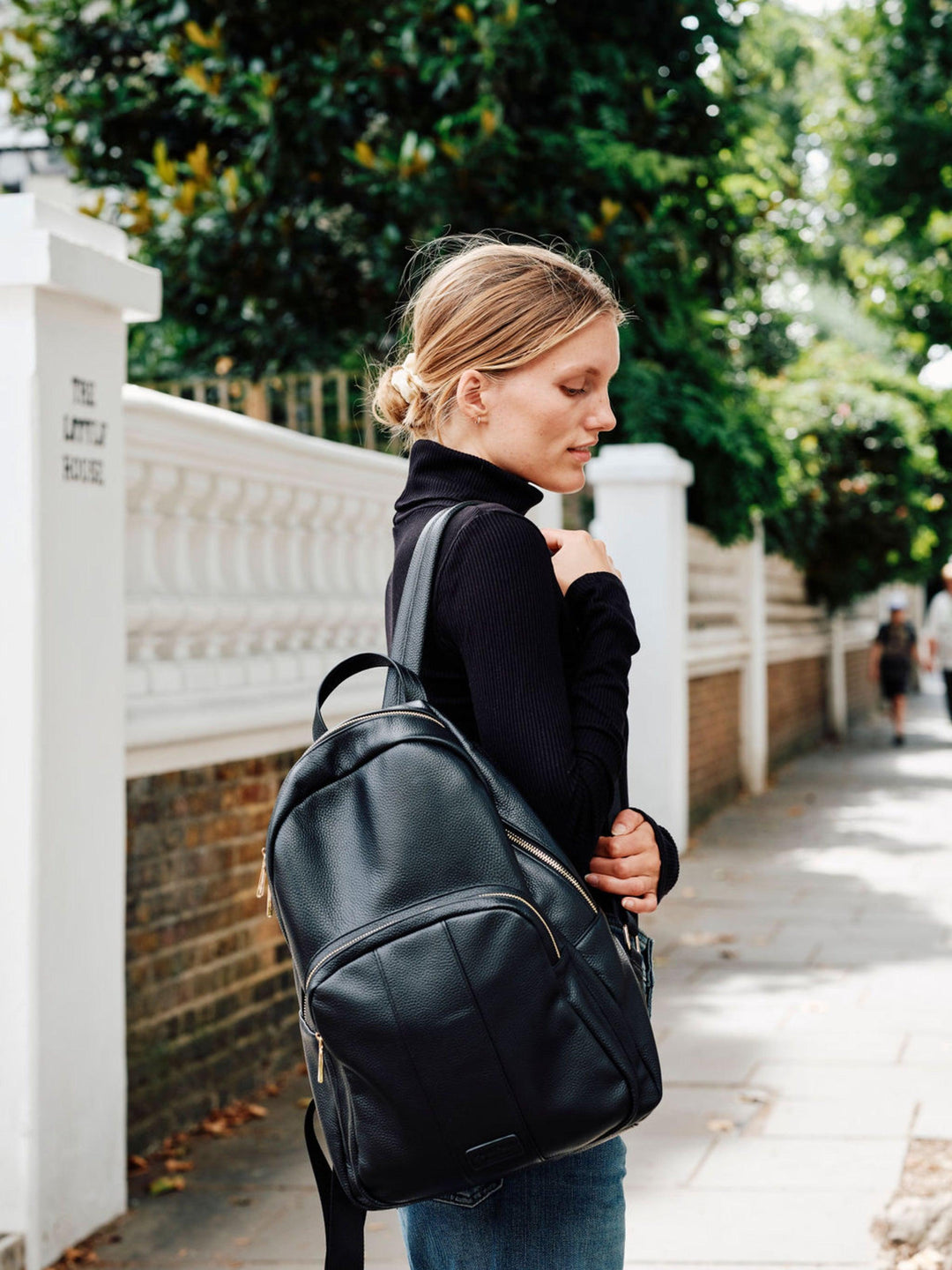 Pom Pom London Richmond Rucksack Black