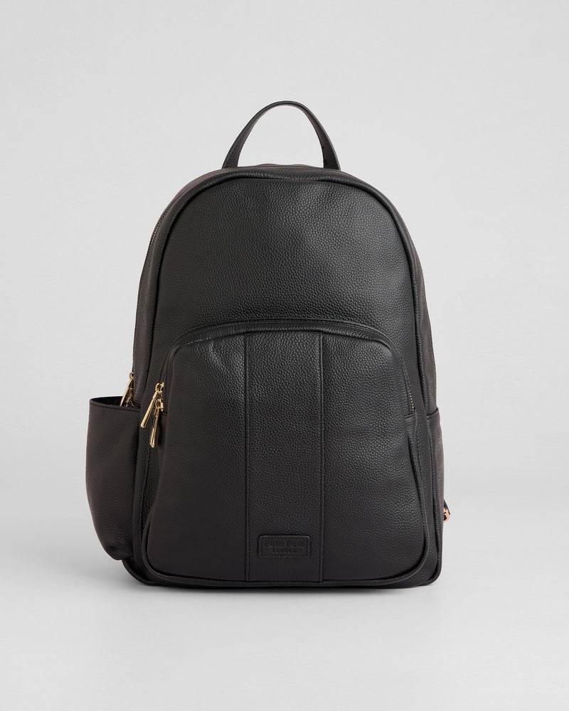 Pom Pom London Richmond Rucksack Black-Pom Pom London