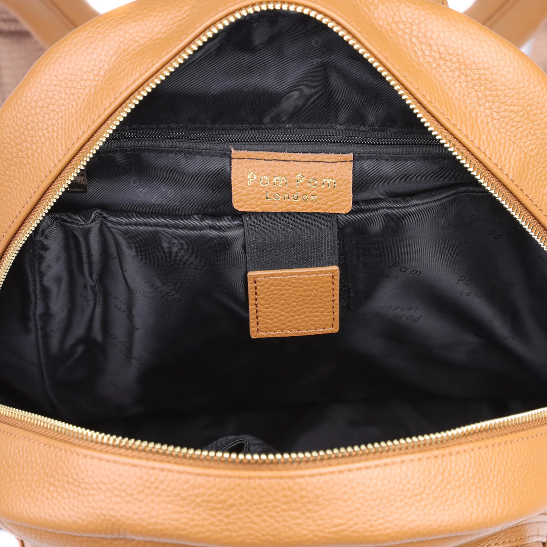 Pom Pom London Richmond Rucksack in Maple display picture 2