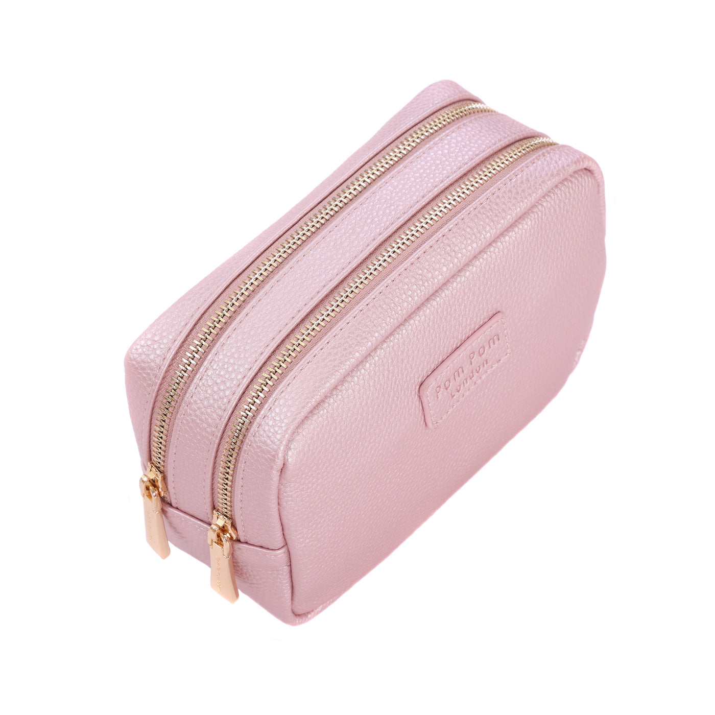 Pom Pom London Small Wash Bag BCA Metallic Pink-Pom Pom London