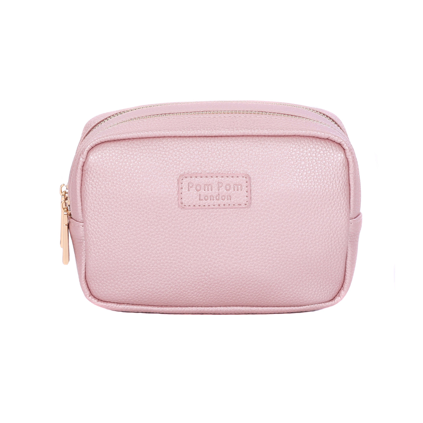 Pom Pom London Small Wash Bag BCA Metallic Pink-Pom Pom London